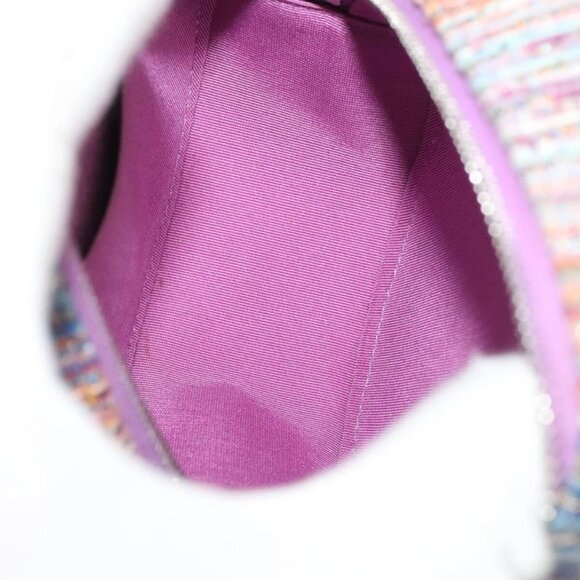 CHANEL Chain Shoulder Bag Tweed Rainbow CC - Picture 8 of 16